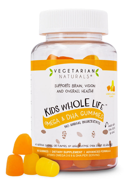 Vegetarian Naturals - Kids Whole Life Omega and DHA gummies